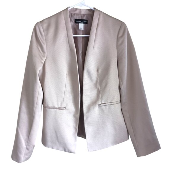 Light Mauve Lined Blazer - Picture 7 of 7